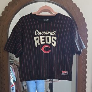 Cincinnati Reds Crop Shirt